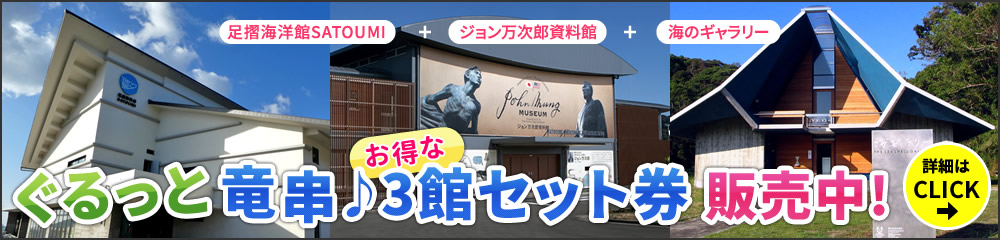 ぐるっと竜串♪お得な3館セット券